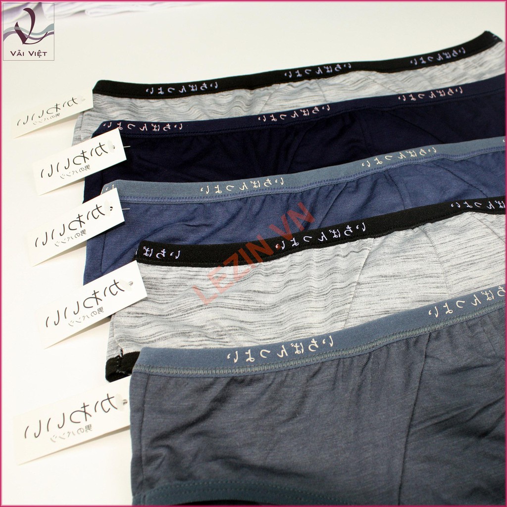 Bộ 5 quần lót nam xuất Nhật chất mát Cotton 100%