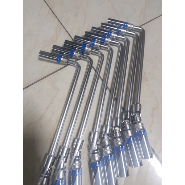 Tay Mở Cổ Bô Vespa 2 Đầu 10mm-12mm thiết kế đẹp và chắc chắn bằng inox sáng không han rỉ