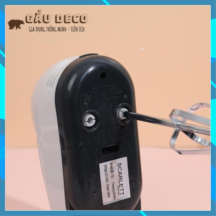 Máy Đánh Trứng Cầm Tay Máy Đánh Trứng Mini Cầm Tay Scarlett 7 Tốc Độ Cực Mạnh - Hoạt Động Êm Ái