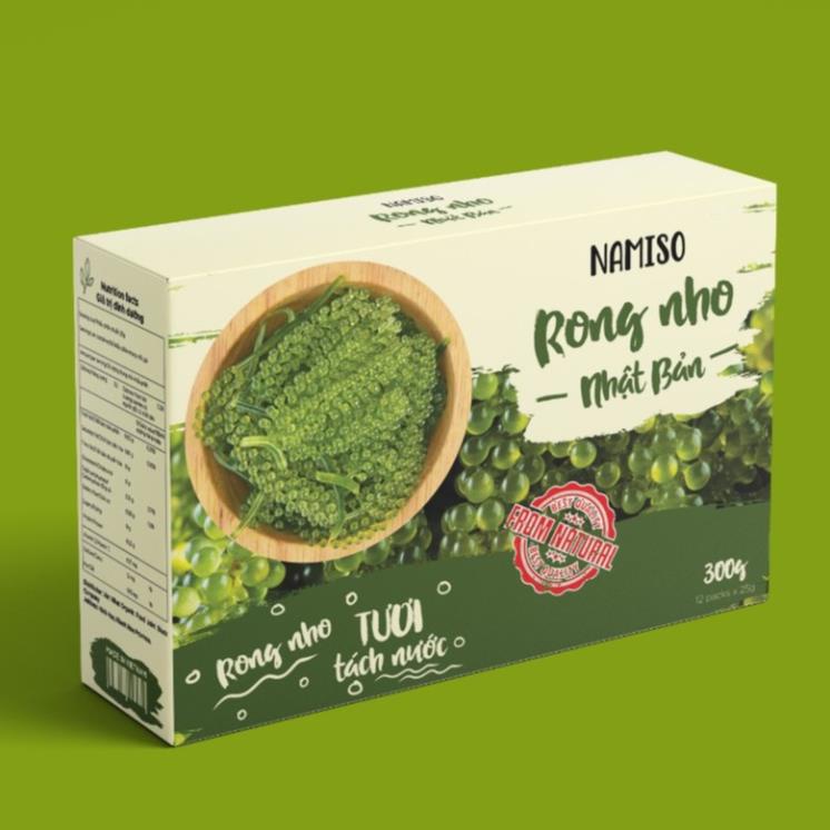 Rong nho tách nước Namiso Organic, rong nho tách nước giàu dinh dưỡng | BigBuy360 - bigbuy360.vn
