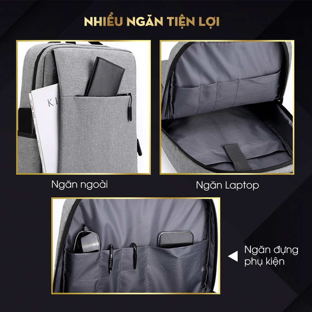 Balo laptop GUBAG đi học đi làm, đựng laptop đa năng bền đẹp phù hợp học sinh, sinh viên.