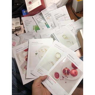 Mixx mặt nạ  các vị( lựu, trà xanh, mật ong, gạo, hoa hồng...)