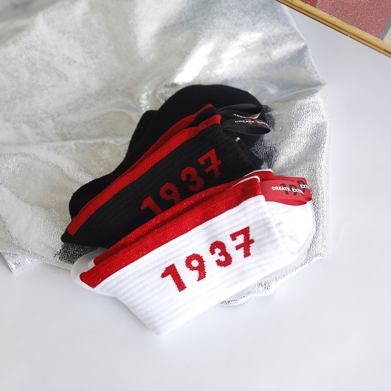 Tất cổ cao 1937 chất dày, êm chân, có túi zip (0098)