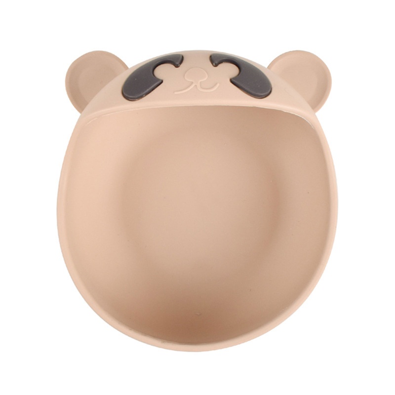 Tô Silicone Cấp Thực Phẩm Có Giác Hút Chống Trượt Cho Trẻ Sơ Sinh Tập Ăn