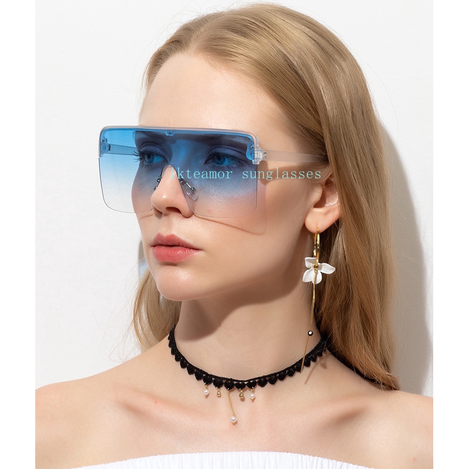 Kính Râm Oversize Gọng Vuông Thời Trang 2020