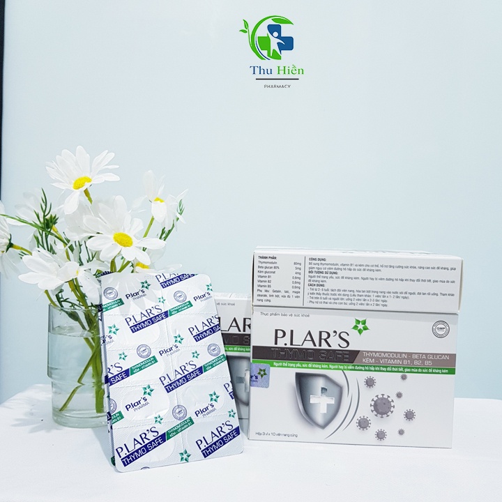 Viên uống tăng sức đề kháng P.lar's thymo safe giúp giảm nguy cơ viêm đường hô hấp ở trẻ em và người lớn