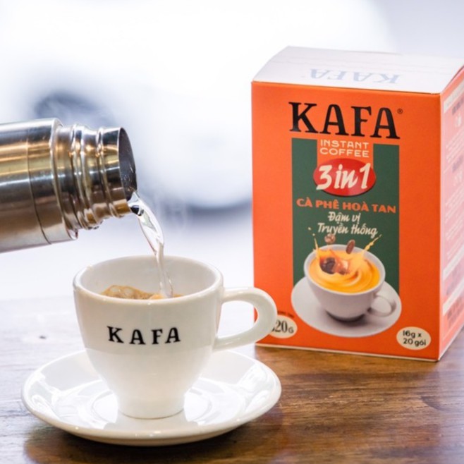 Cà phê hòa tan 3 in 1 KAFA - Hộp 20 gói (320g) | BigBuy360 - bigbuy360.vn