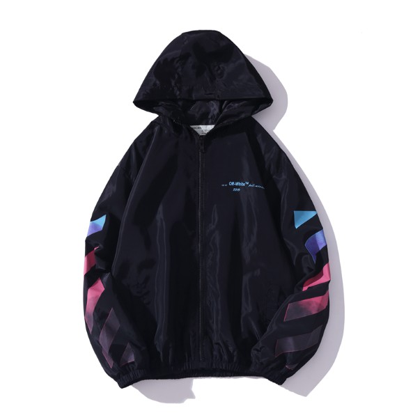 Áo Khoác Hoodie Off White Chống Gió Hoạ Tiết Kẻ Sọc Thời Trang 2020 Cho Nam Và Nữ | BigBuy360 - bigbuy360.vn