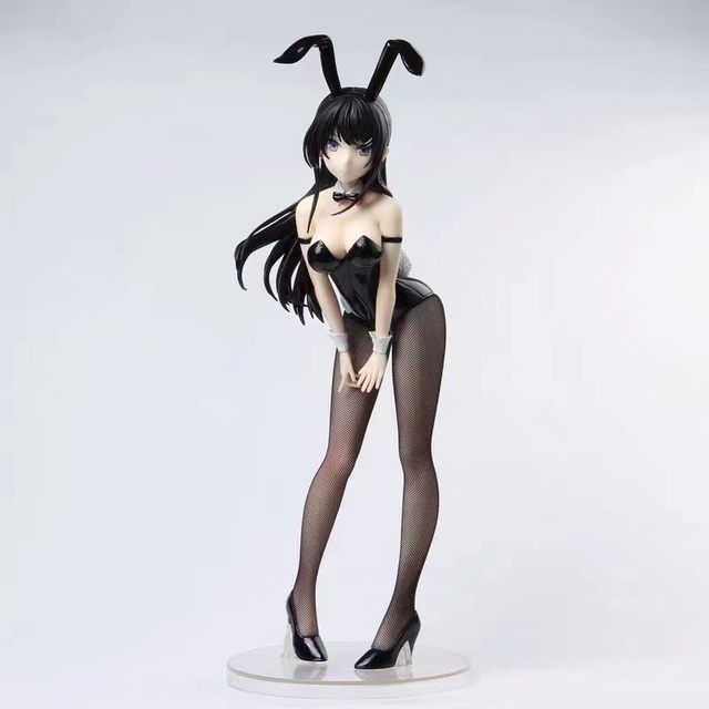 Mô Hình Nhân Vật Senpai Sakurajima Mai Ngồi Ghế Anime Gợi Cảm 20cm
