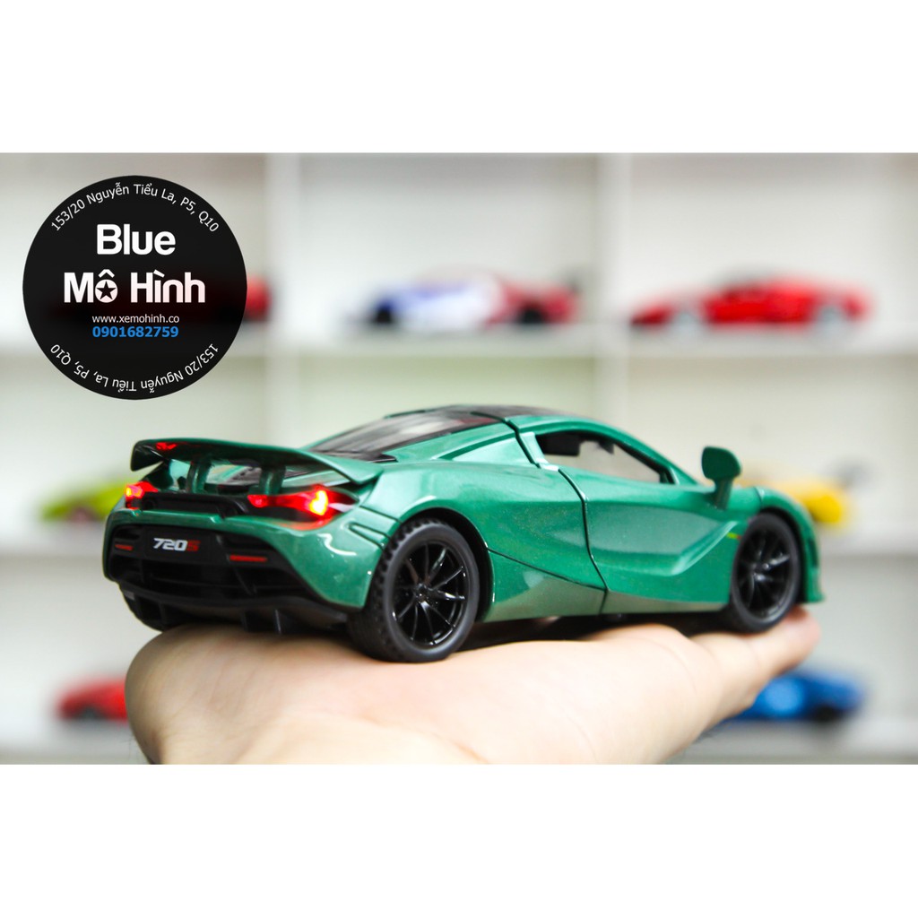 Blue mô hình | Mô hình xe Mclaren 720S tuyệt đẹp 1:32