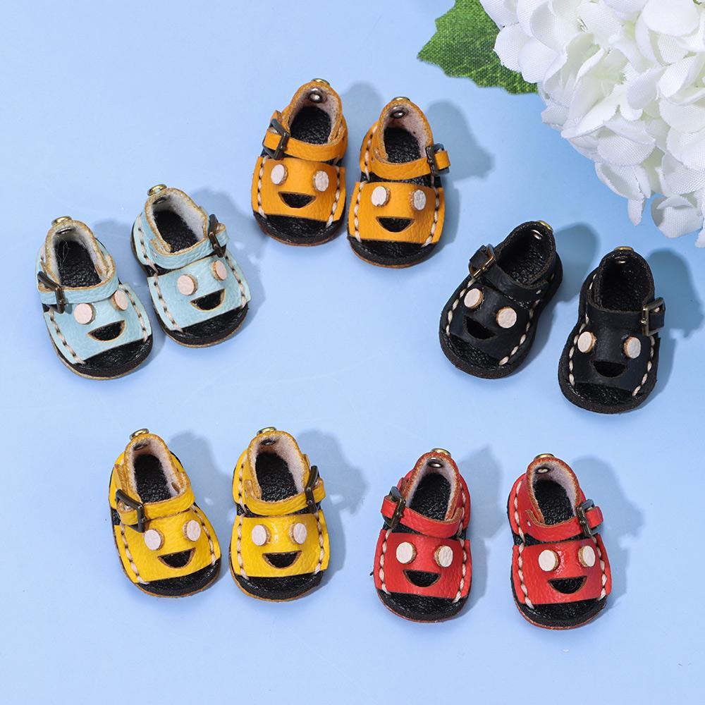 Giày Búp Bê Da Bò 1 / 12BJD Tỉ Lệ 1 / 11 OB11