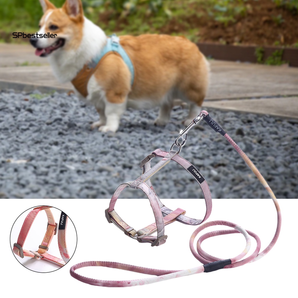 Bộ Dây Dắt Thú Cưng Đi Dạo Có Thể Điều Chỉnh Tiện Lợi
