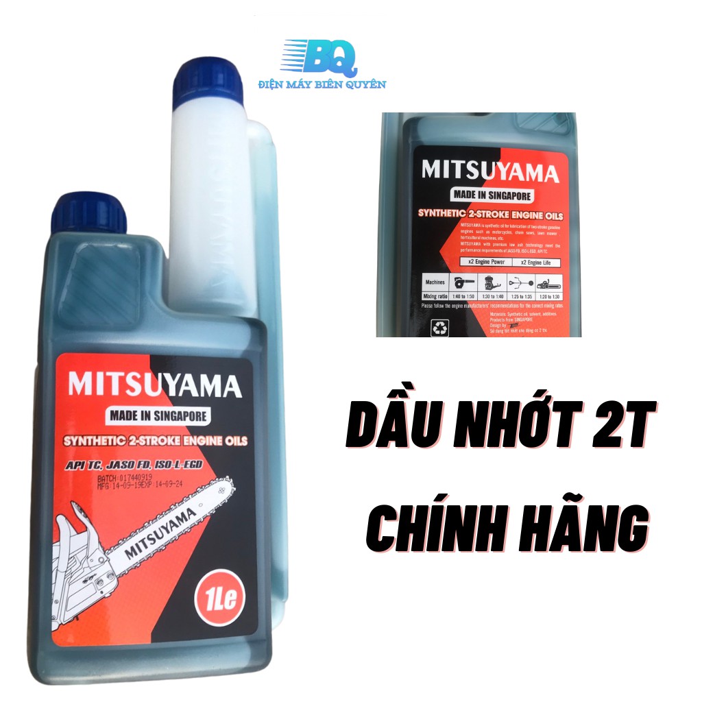 Dầu nhớt 2T MITSUYAMA dùng cho động cơ 2 thì nhập khẩu Singapore