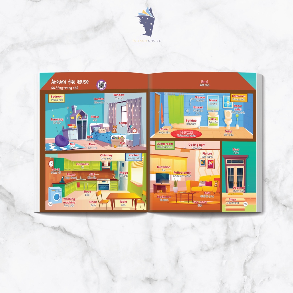 Sách - Bé Chinh Phục 2000 Từ Vựng Tiếng Anh - My First 2000 English Words