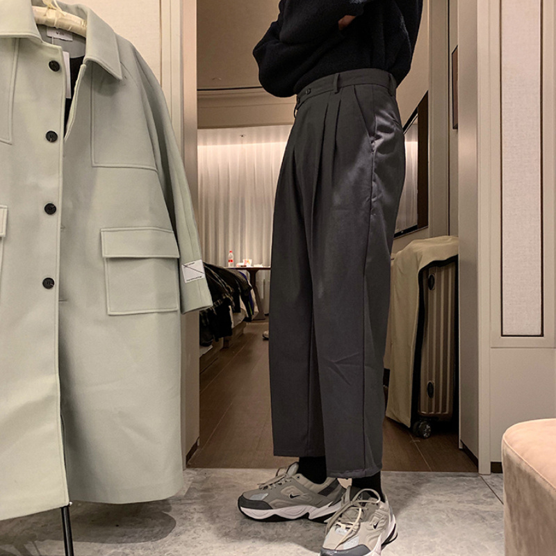 Quần Dài Dáng Rộng Màu Sắc Retro Phong Cách Hàn Quốc Cho Nam Giới Size S-3Xl | BigBuy360 - bigbuy360.vn