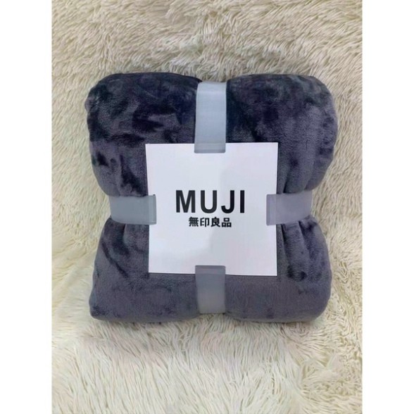 Chăn Muji lông tuyết Nhung hàng loại 1 kích thước 2mx2m3 nặng 1,7kg Siêu Mềm Mịn, chăn văn phòng