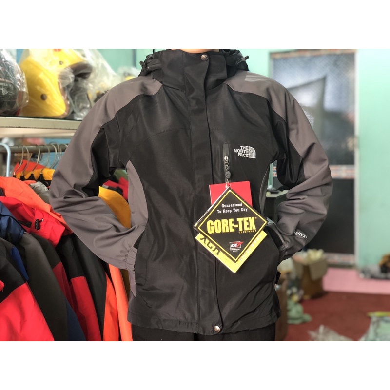 [CÓ BIG SIZE] Áo gió nam nữ 2 lớp The North Face chống thấm nước hàng xuất xịn màu đen cao cấp