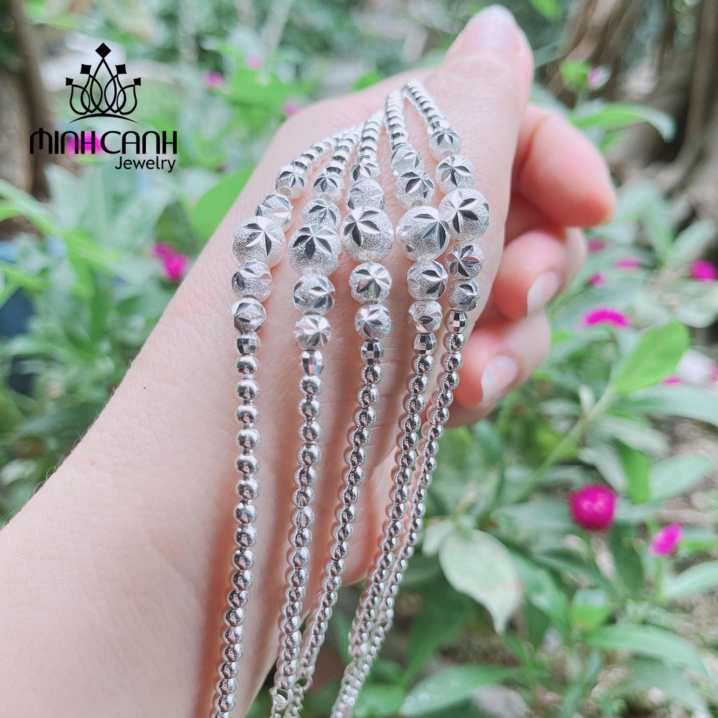 Lắc Tay Bạc Nữ Bi Cát - Minh Canh Jewelry