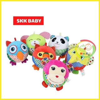 Bóng Vải Cho Bé Lục Lạc SKK Baby Hình Thú Đáng Yêu Luyện Vận Động B09