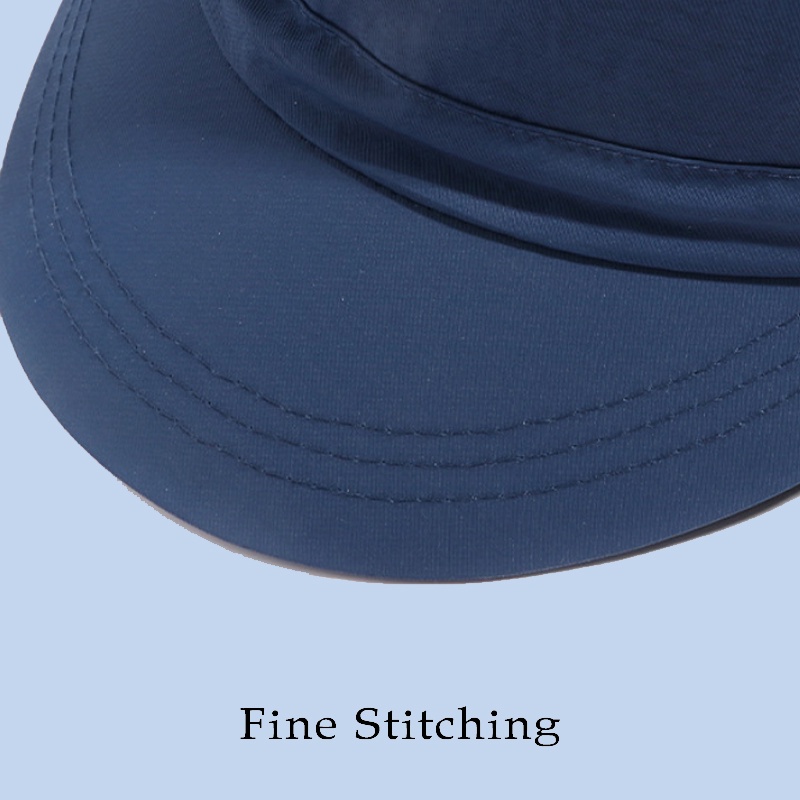 Mũ chống nắng hai vành leo núi chống thấm nước ngoài trời nhanh khô Mũ xô có khóa màu rắn