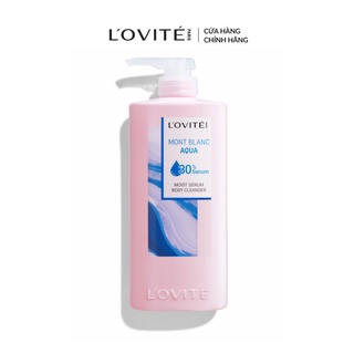 Sữa Tắm Dưỡng Ẩm L'Ovité Serum Mont Blanc Aqua Moist Serum Body Cleanser 700ml