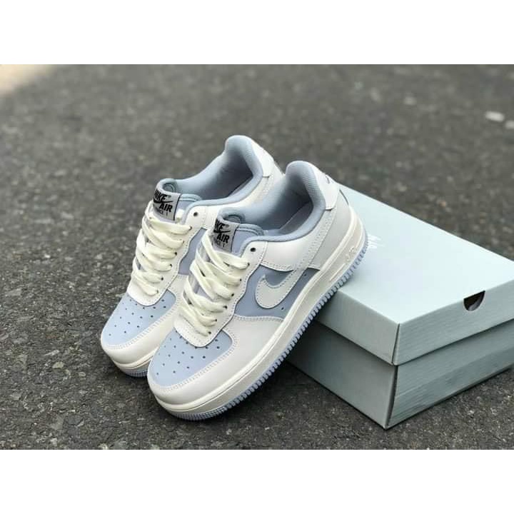 Giày nam AF1 trắng xanh kem SC ,Giày thể thao air force 1 trắng xanh nam nữ cực chất 2022