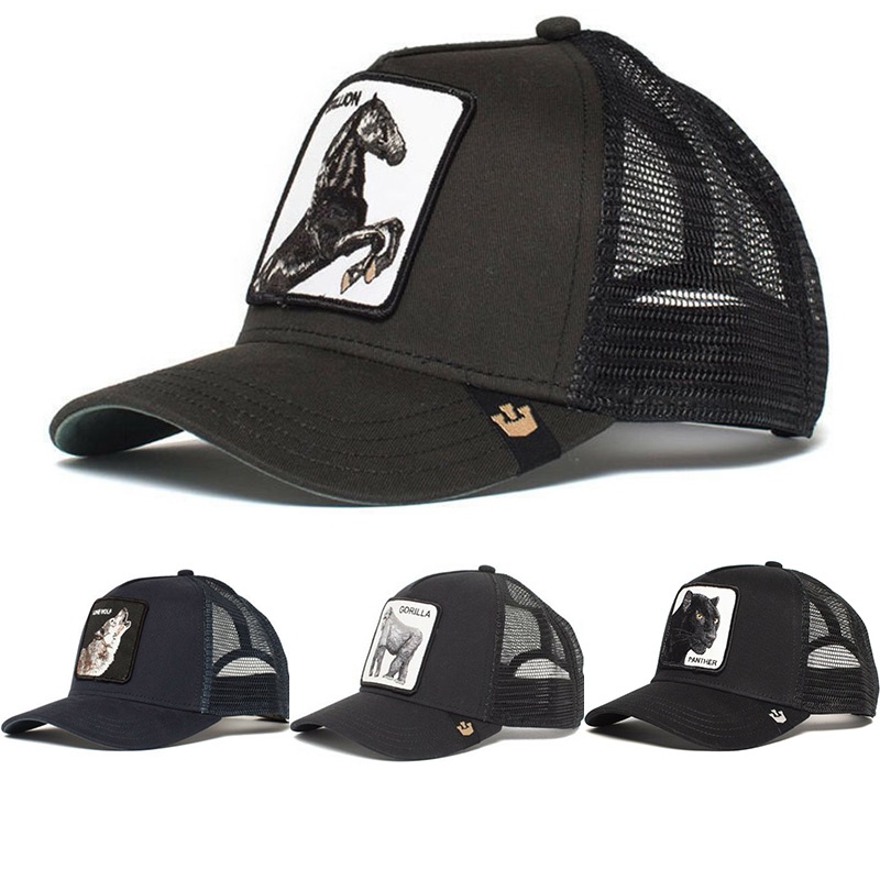 Goorin Bros. Mũ Lưỡi Trai Lưới Đen In Hình Chú Khỉ Gorilla