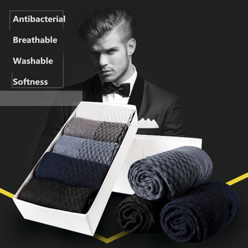 Vớ Sợi Tre Thời Trang Phong Cách Công Sở Cho Nam