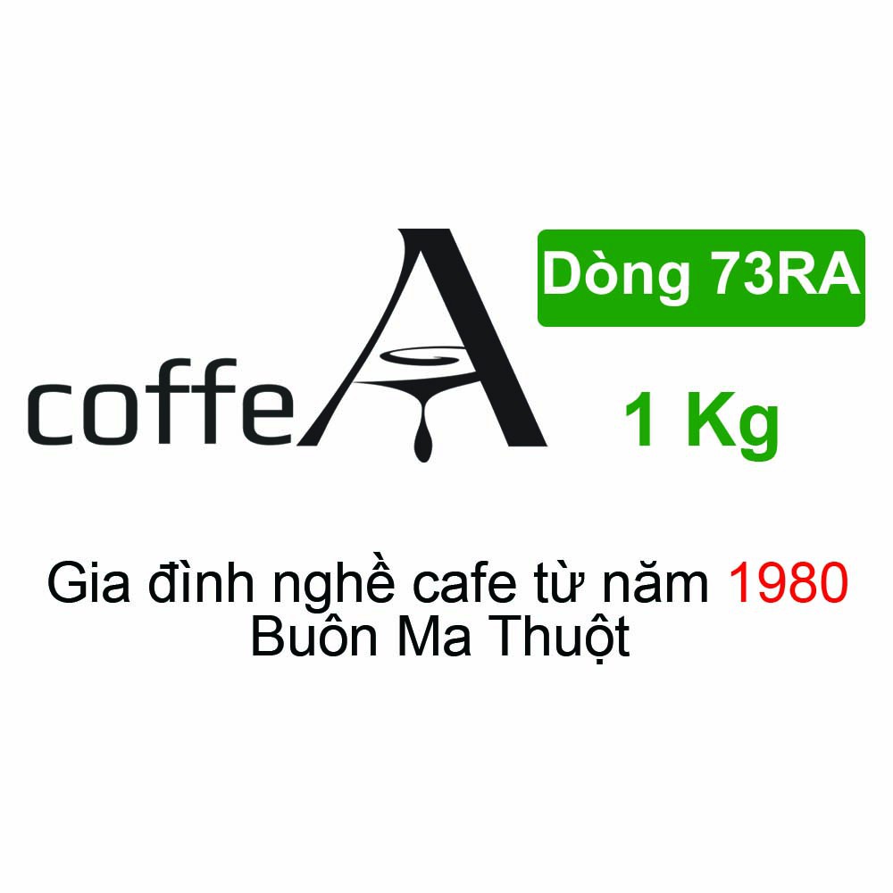 Cafe nguyên chất rang xay Robusta Arabica pha phin, pha máy như Moka Pot, Delonghi 1000g coffea 73ra