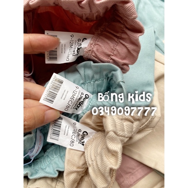 Quần Baggy Kaki Bé Gái Trơn GJ