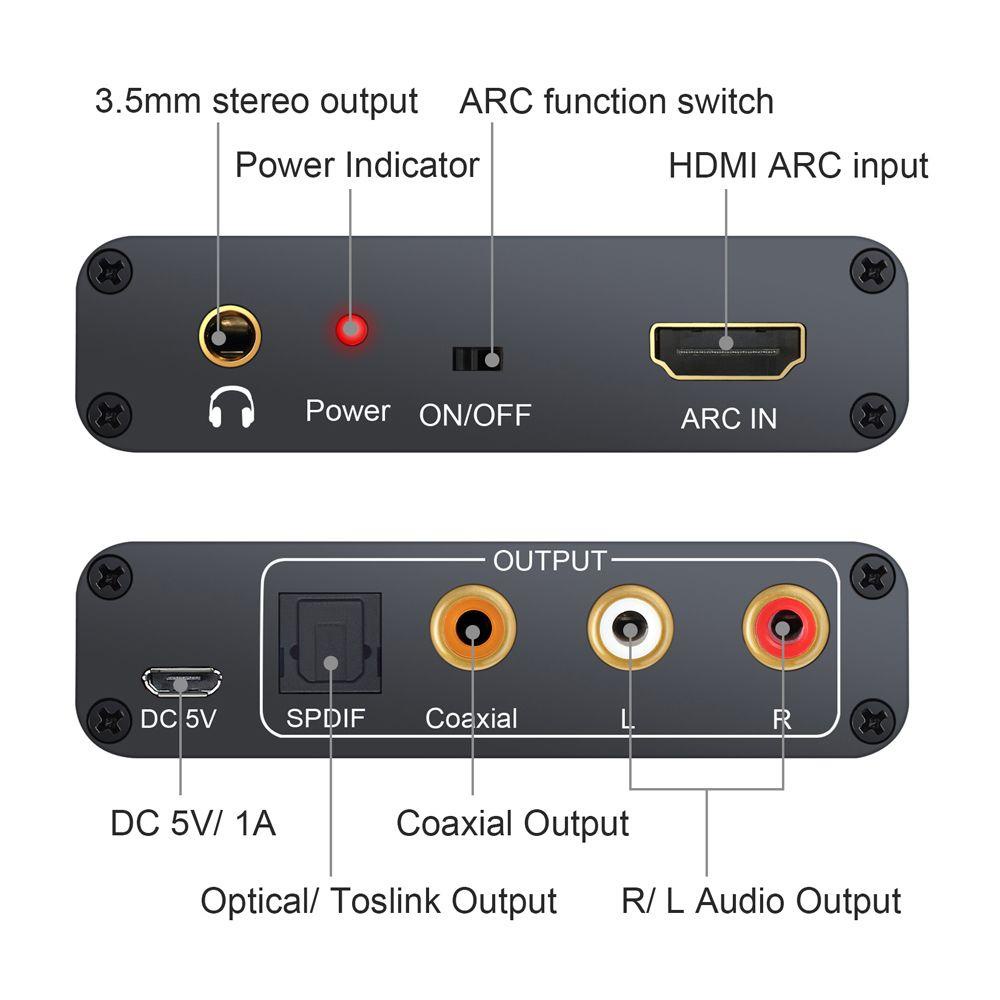 Bộ ChuyểN ĐổI Kênh Âm Thanh RCA 3.5MM