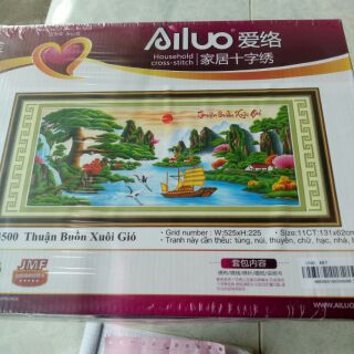 Tranh thêu thuận buồm xuôi gió 53500