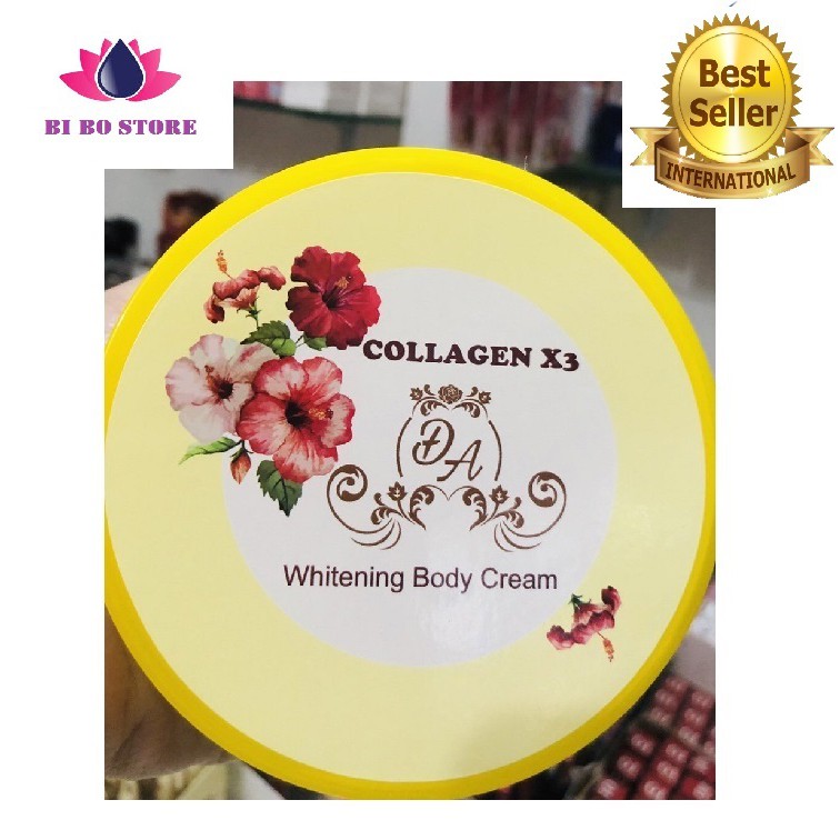 Combo Kem Kích Trắng X6 + Dưỡng Trắng Da Body Colagen X3 300g