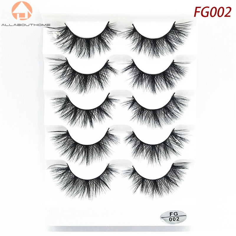 5 Cặp lông mi giả 3D mềm mại có thể tái sử dụng
 | BigBuy360 - bigbuy360.vn