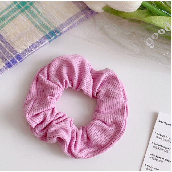 Dây thun cột tóc đuôi ngựa màu tím cho nữ hair Scrunchies CT012