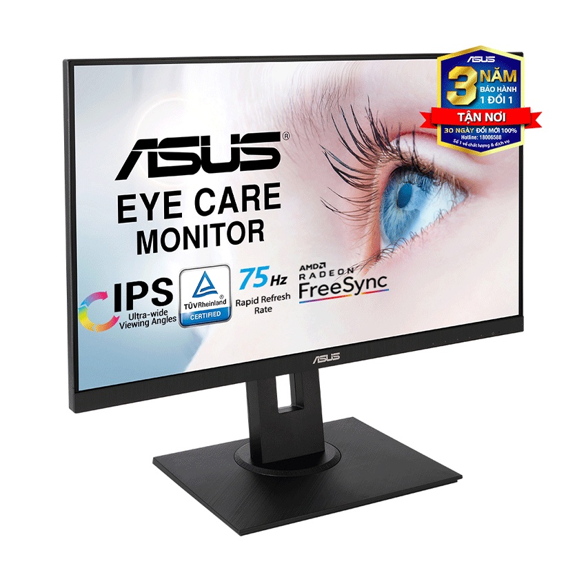 Màn hình Asus VA24DQLB (23.8inch/FHD/IPS/75Hz/250nits/HDMI+DP+DSub)