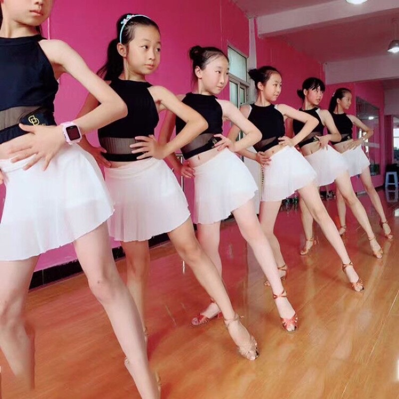 Đầm khiêu vũ dance bé gái