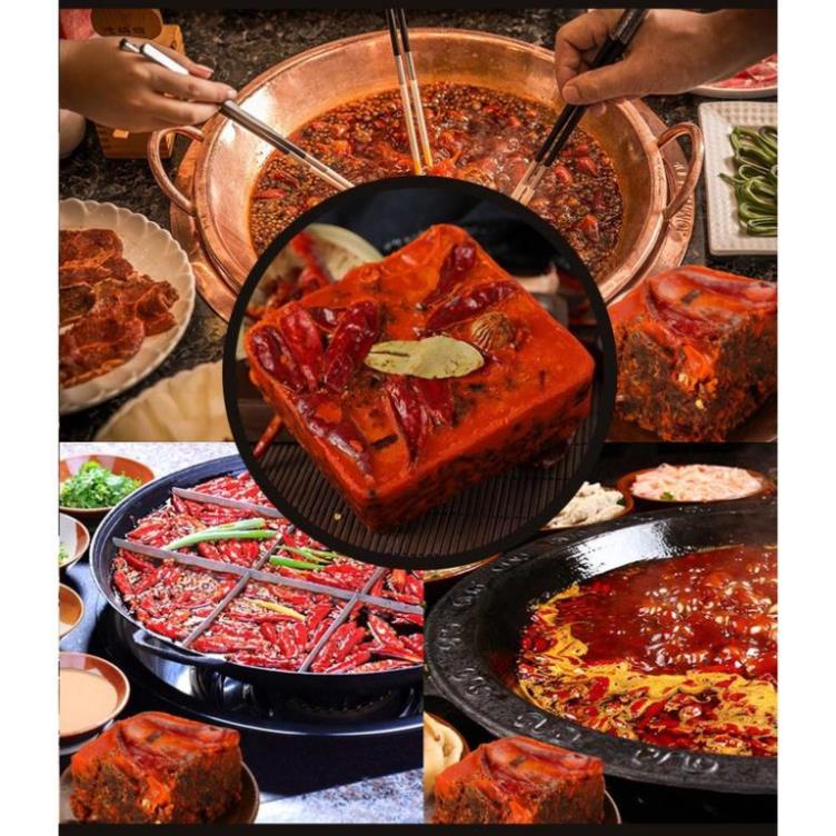 Cốt lẩu Trùng Khánh cay tê - gia vị lẩu Tứ Xuyên Haidilao nhiều vị - Hansik Kitchen