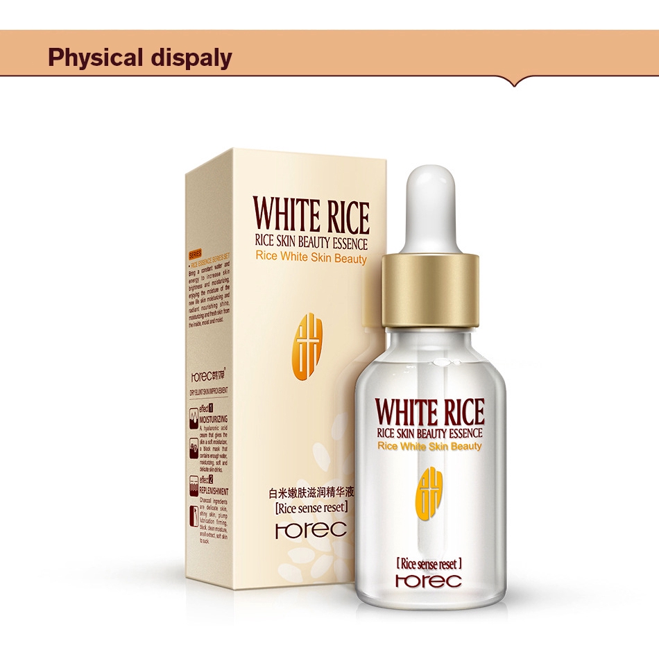 White Rice Serum Essence Moisturizing Anti Wrinkle Anti-allergy Face Intensive Face Serum Lifting Deep Firming Nourishing Gel