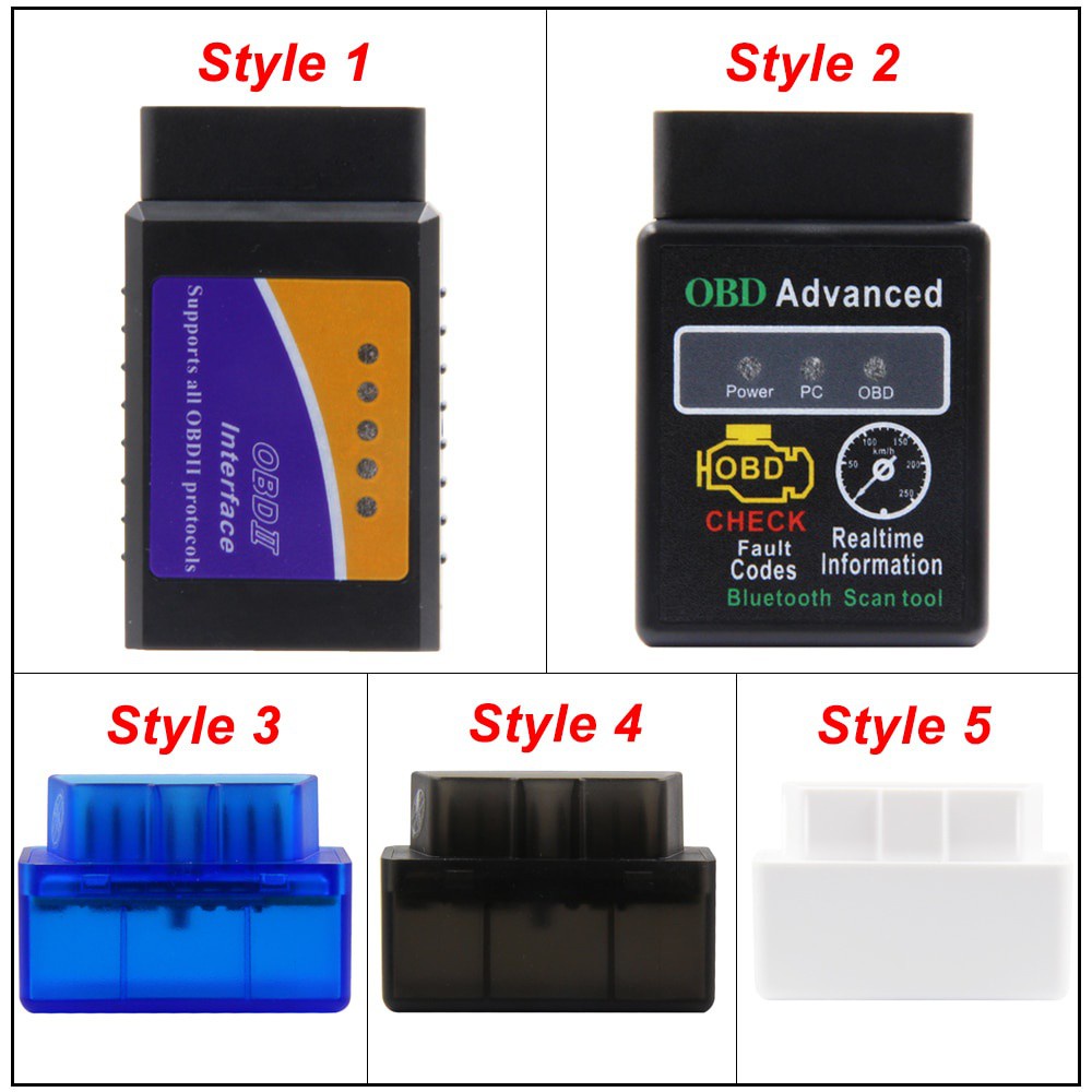 Thiết Bị Quét Chẩn Đoán Lỗi Ô Tô ELM 327 V 1 5 OBD2 Bluetooth 2.0 Cho Android ELM327 ODB2 OBD 2 OBD2 ELM327 1.5