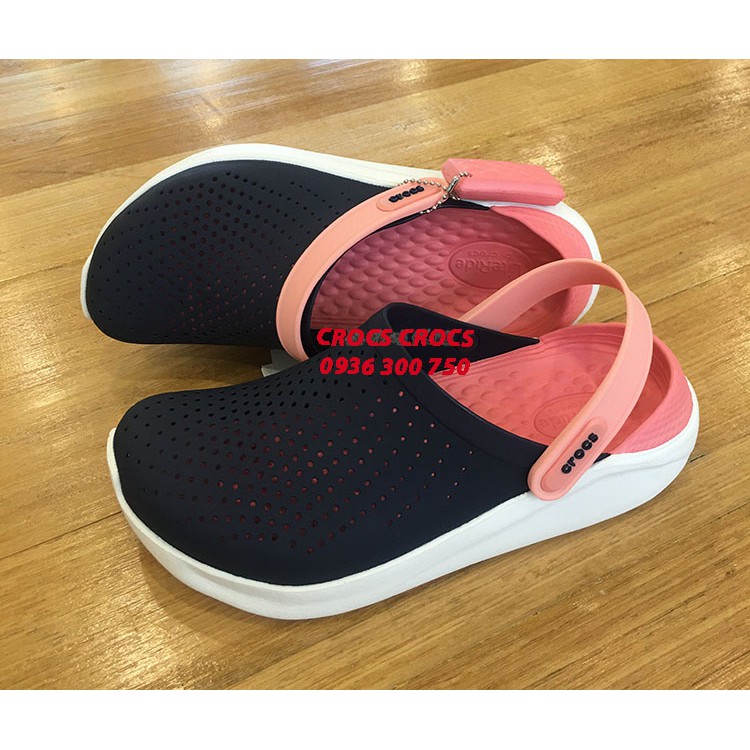 DÉP SỤC C.ROC.S. LITERIDE MÀU NAVY LÓT CAM | BigBuy360 - bigbuy360.vn