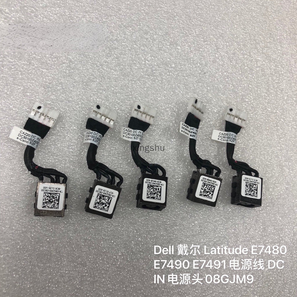 1 Chiếc Thích Hợp Cho Dell Latitude E7480 E7490 E7491 Dây Nguồn Trong Đầu Nguồn 08GJM9