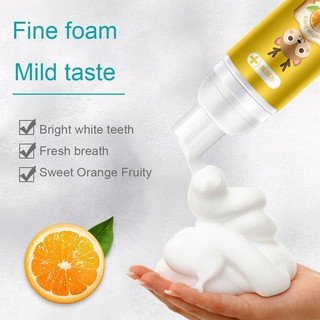 Kem đánh răng tạo bọt trẻ em chống sâu răng cho trẻ em vị dâu tuyệt đối an toàn