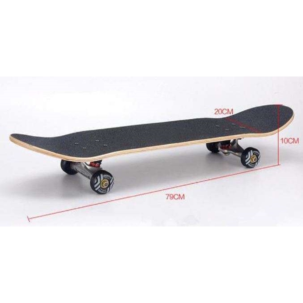 Ván Trượt Người Lớn [Centosy] Skateboard 1024 - In Hình Phong Cách, Mặt Nhám Chống Trơn