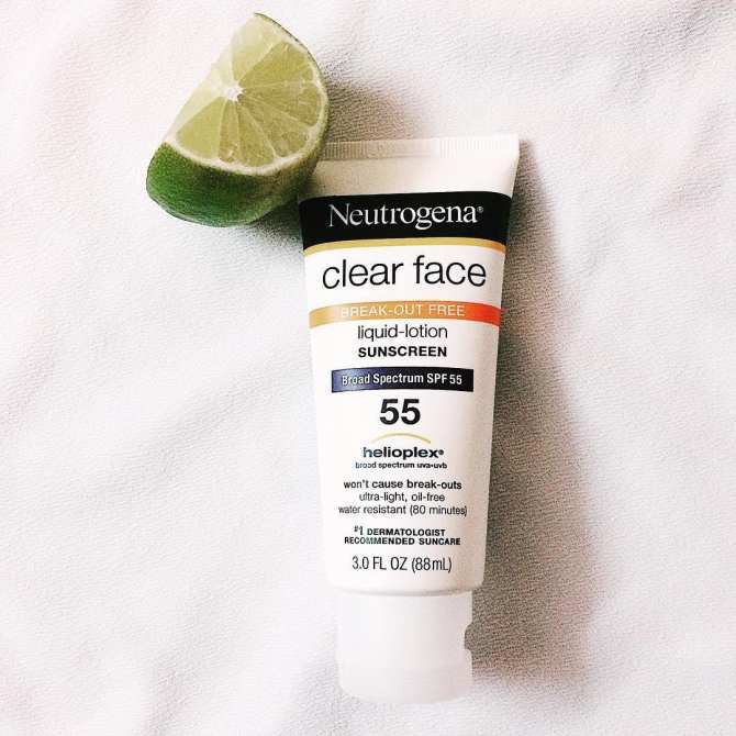 Kem Chống Nắng Neutrogena Clear Face Liquid-Lotion Sunscreen SPF 55