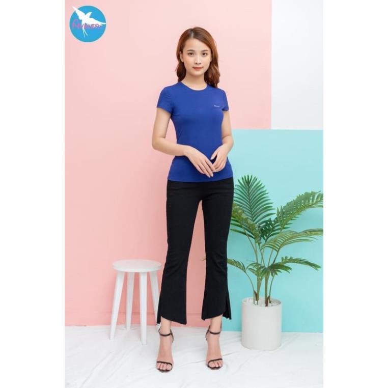 Áo phông nữ Avaler sợi tre cô tròn