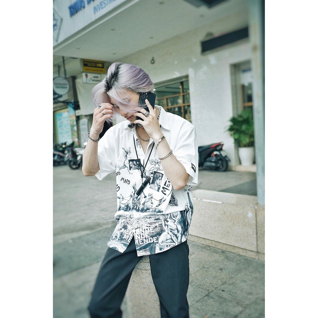 MENDE - Knight Angel - áo sơ mi tay ngắn MENDE chính hãng | BigBuy360 - bigbuy360.vn