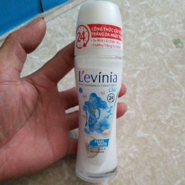 Lăn khử mùi Levinia 65g mầu xanh nước