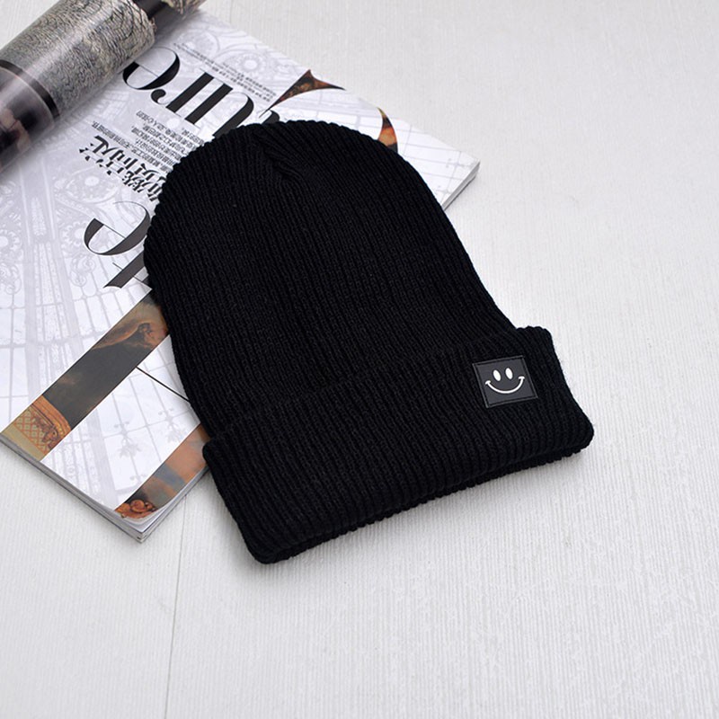 Mũ Trùm Đầu Dệt Kim Chất Cotton Giữ Ấm Cho Bé