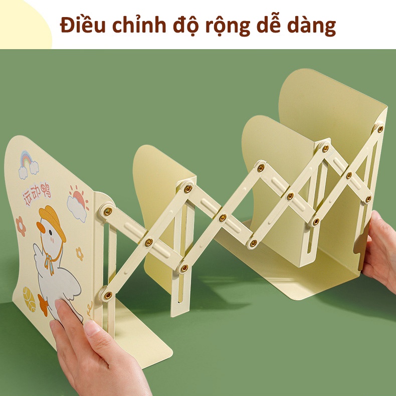 Giá Để Sách Kim Loại Có Thể Điều Chỉnh Kích Cỡ Tùy Theo Số Lượng Sách